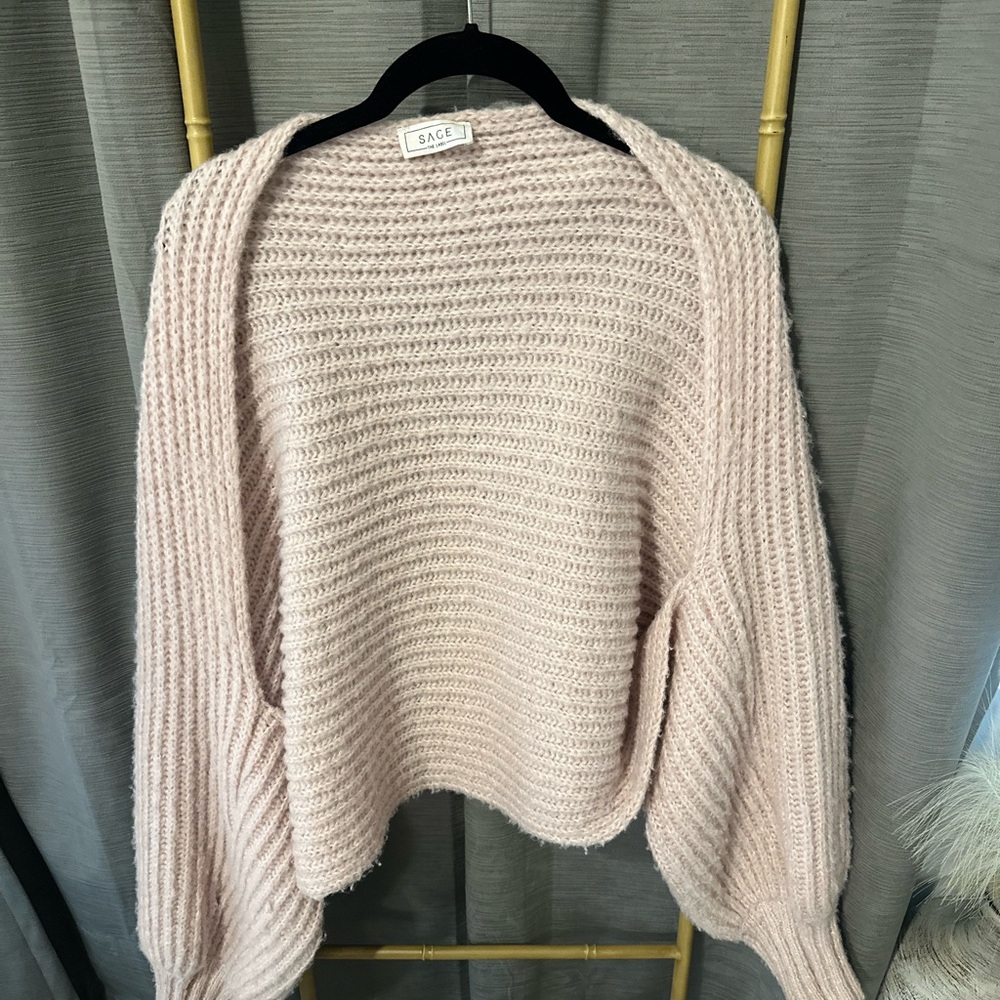 Sage Women's Pink Shrug
